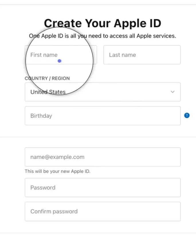 appleid register