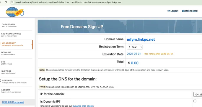 register domain